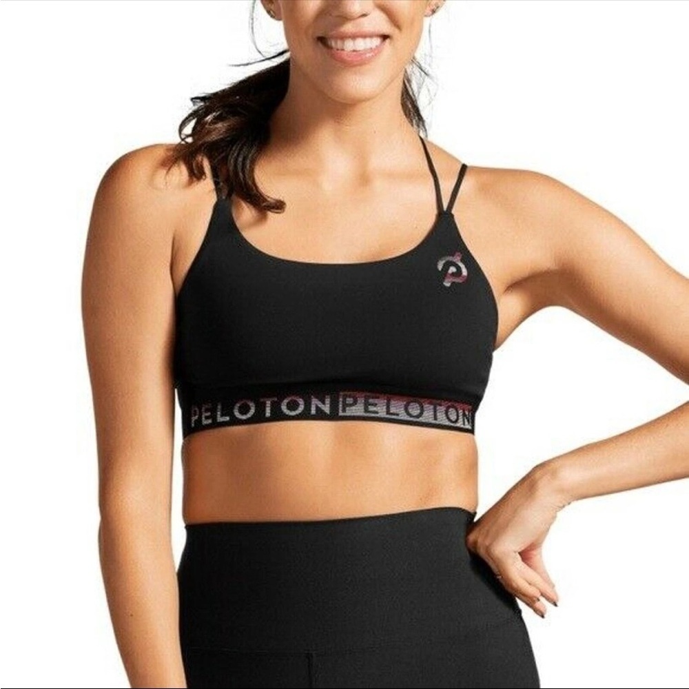 Peloton Jacquard Logo Bra Medium